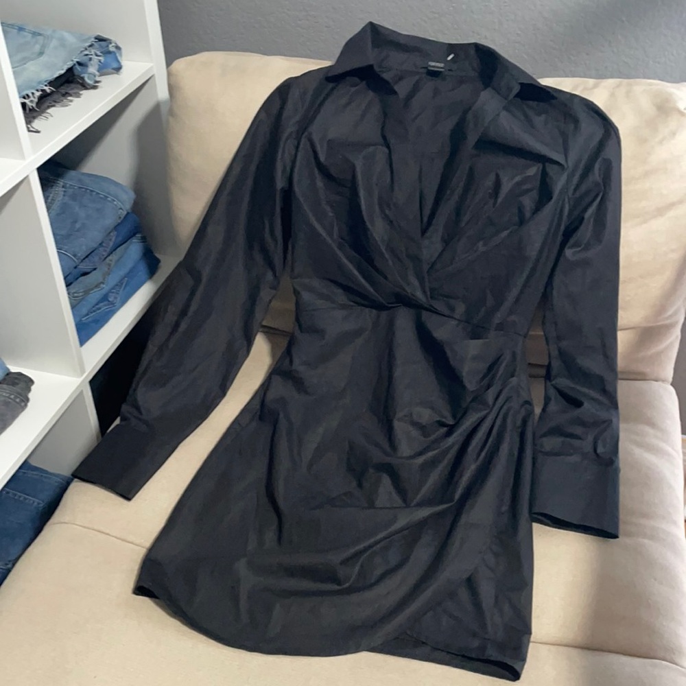 CLEARANCE Forever 21 Black Collar Dress